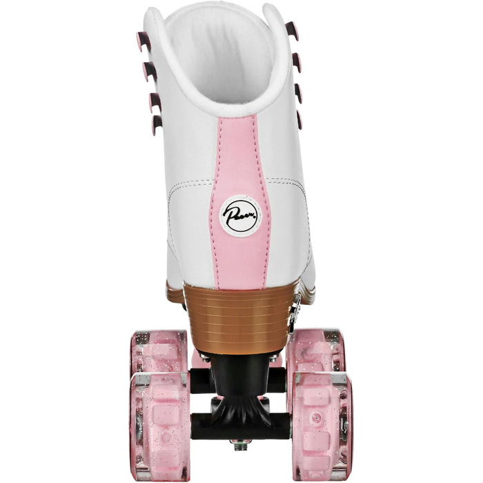 Дитячі роликові ковзани Pacer Comet Hightop зі світлими колесами (срібні, розмір Youth 3)