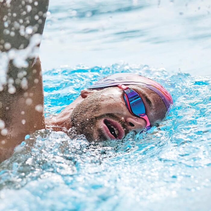 Універсальні окуляри для плавання Aqua Sphere Xceed, розмір універсальний, рожево-сині