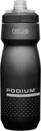 Фляга для велосипеда Camelbak Podium 710 мл, чорна – самозакривний ковпачок, не протікає, BPA/BPS/BPF-free, легко миється