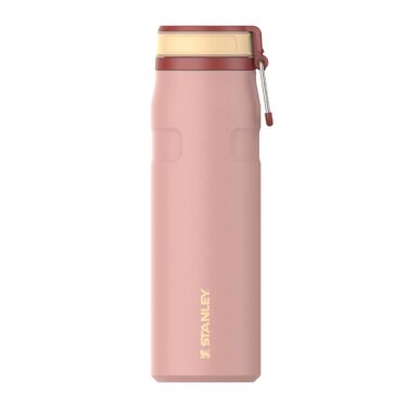 Термопляшка STANLEY 1913 IceFlow Bottle Twist Flip 0.47L, Peach Rose — вакуумна пляшка для напоїв