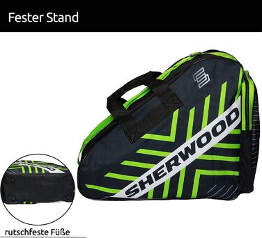 Сумка для ковзанів Sherwood Greenline: для ковзанів, роликів та хокею