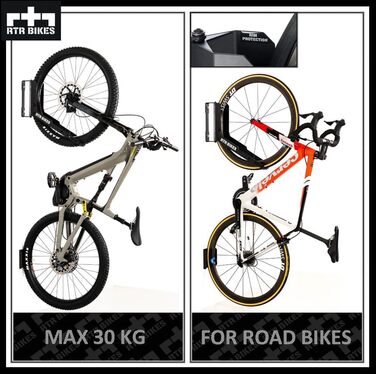 Кріплення для велосипеда RTR BIKES Kranked Twist – поворотне на 180°, для електровелосипедів та MTB до 30 кг, підходить для коліс 24-29 дюймів та шин 3,5