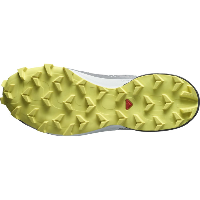 Жіночі трейлранні кросівки Salomon Speedcross Gore-Tex 43 1/3 EU, Sharkskin, Clearly Aqua, Sunny Lime