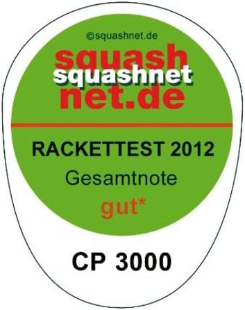 Сквош-ракетка Unsquashable CP 3000, чорна-червона, розмір 4