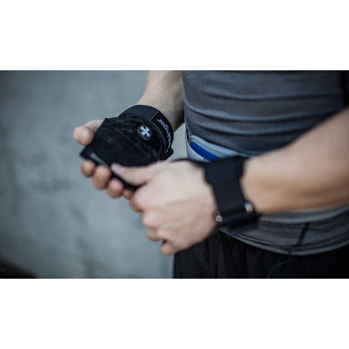 Захисні лямки для підйому ваги Harbinger Lifting Grips, чорні, розмір S/M