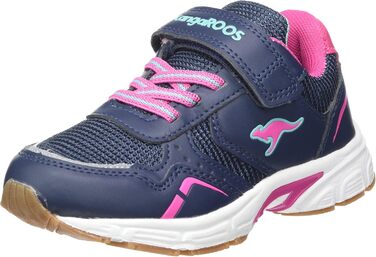 Дитячі спортивні черевики KangaROOS K-NI Lucky для залу, 37 EU, темно-синій/рожевий