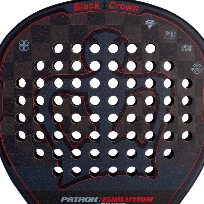 Ракетка для падел-тенісу Black Crown Patron Evolution 335-370 гр