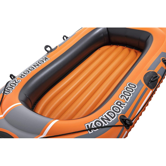 Надувний човен Bestway Kondor 2000, 188x98x30 см, для 1 дорослого і 1 дитини, комплект