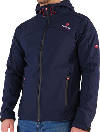 Чоловіча куртка Softshell для відпочинку та активного дозвілля, функціональна outdoor куртка, темно-синя, розмір S