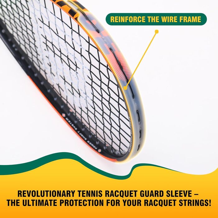 Сквош ракетка Carbon Tear Drop з м'ячем, Overgrip, Демпфер та сумка. Помаранчевий/Західний колір у зигзагоподібному візерунку (Sunset Chevron)