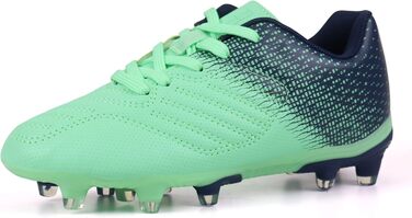 Дитячі футбольні бутси JABASIC для хлопчиків та дівчаток, спортивні, для гри на відкритих майданчиках (37 EU, зелений морський колір)