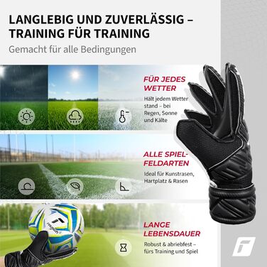 Воротарські рукавички Reusch Attrakt Solid Junior для дітей 5-16 років, чорні