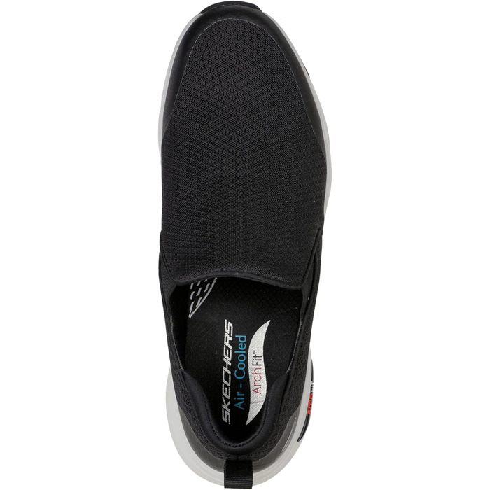 Чоловічі кросівки Skechers Arch Fit Banlin, 44 EU, чорний, сітка, синтетичні вставки