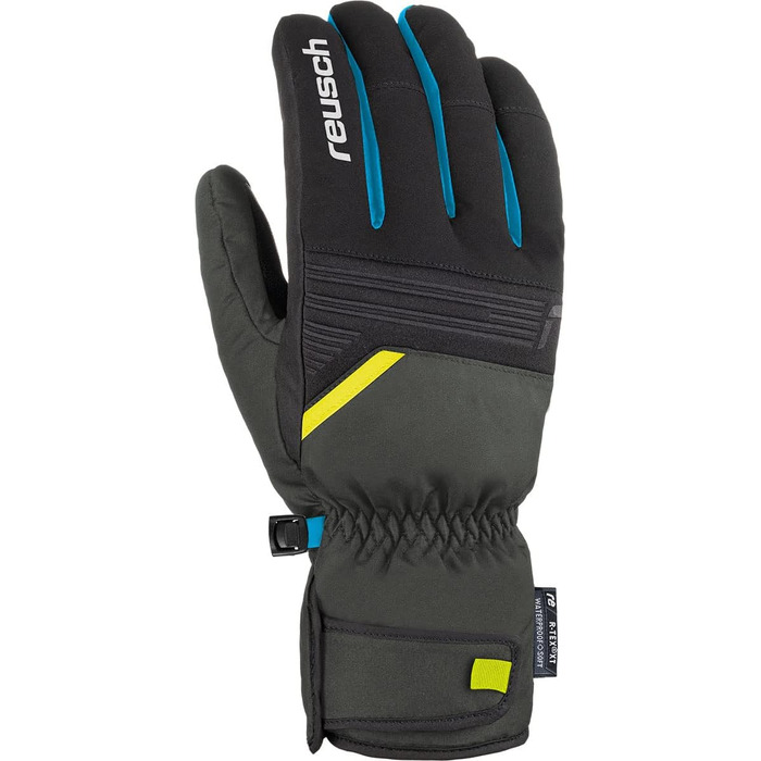 Чоловічі зимові рукавиці Reusch Bradley R-tex, сіро-жовті, розмір 10.5