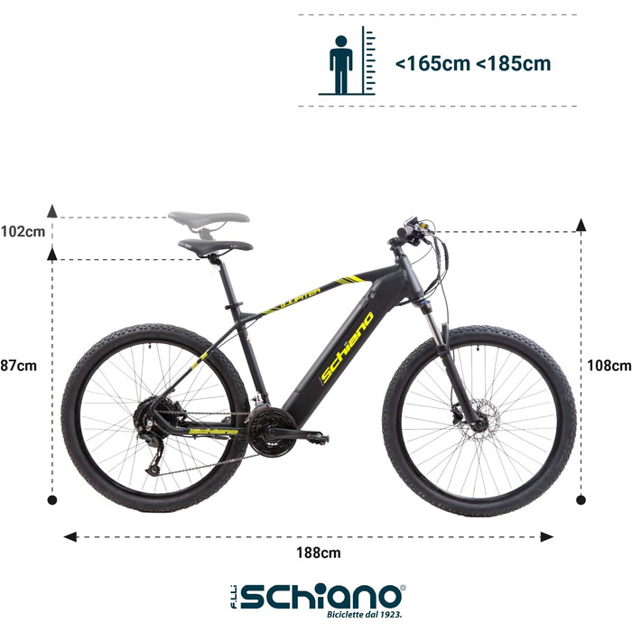 Електровелосипед F.lli Schiano E-Jupiter 27.5