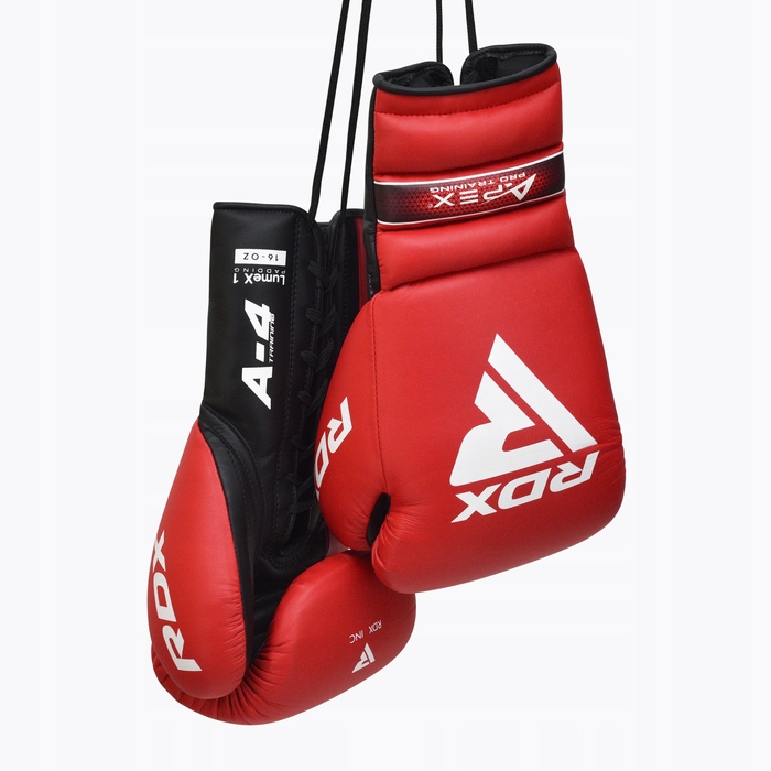 Боксерські рукавички RDX Apex Lace Up для тренувань та спарингу, 12 унцій
