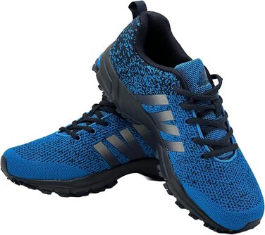 Кросівки спортивні чоловічі та жіночі для бігу та залу Sneaker сині (45 EU)