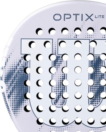 Ракетка для падел Wilson Optix V2 Lite (фіолетова) - легка, для початківців, з скловолокном, 50x29.9x7 см