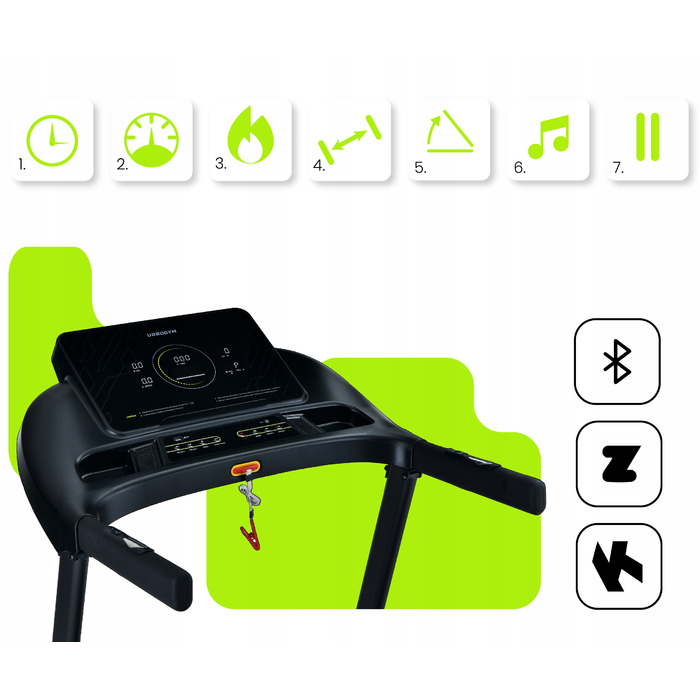 Електрична бігова доріжка Urbogym V700S (до 140 кг)