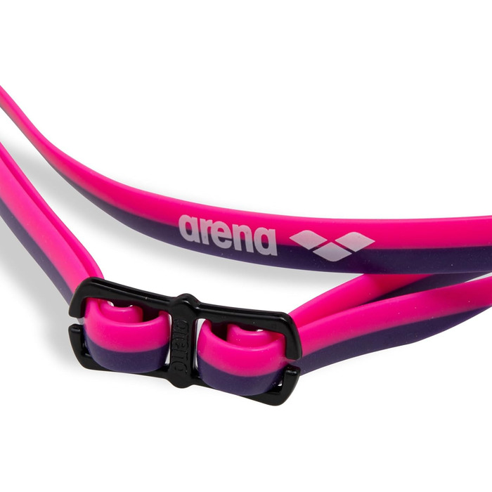 Дитяча плавальна окуляр Arena для басейну, унісекс, 6-12 років, для змагань, дзеркальні лінзи, срібло/рожевий/сливовий