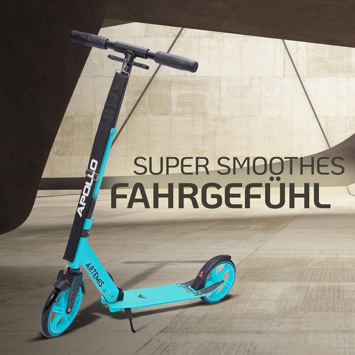Самокат Apollo Artemis City Roller для дітей, підлітків і дорослих, з великими колесами, регульована висота, складаний, для міста, від 6 років