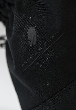 Жіночі лижні рукавички Reusch Nadia R-Tex Xt, пухова ізоляція, водонепроникна мембрана, дуже теплі, трипалі, чорні, розмір 8.5