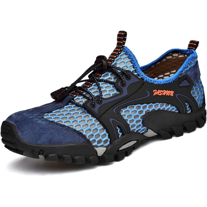 Чоловічі спортивні сандалії FLARUT для туризму та хайкінгу, літні, дихаючі, водонепроникні, блакитні (41 EU)