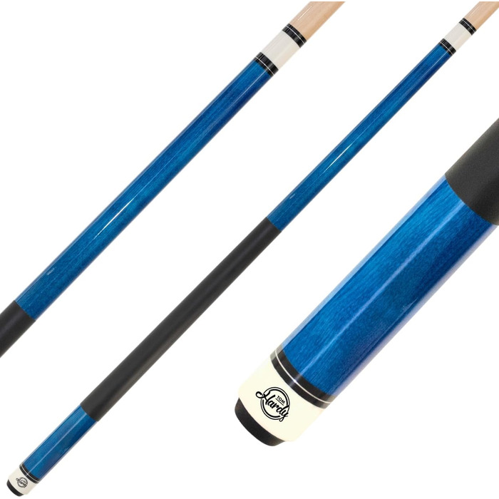 Більярдний кий Hardy Pool Uni Series, 2-частинний, 147 см, професійний, з шкіряною накладкою, 12,5 мм, сталевий замок, різні кольори