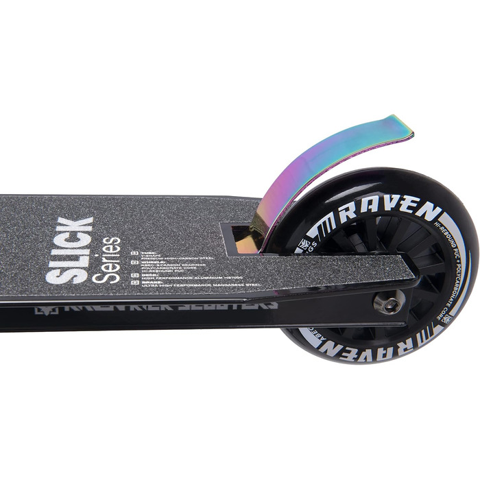 Скутер RAVEN для трюків та вулиці: 100мм колеса, підшипники ABEC-9, яскраві кольори