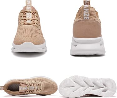 Чоловічі кросівки для бігу, тенісу та фітнесу. Легкі, дихаючі, зелені (45 EU, коричневий)