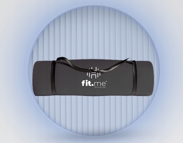 Килимок для фітнесу Fit.Me, 182 см x 60 см, чорний