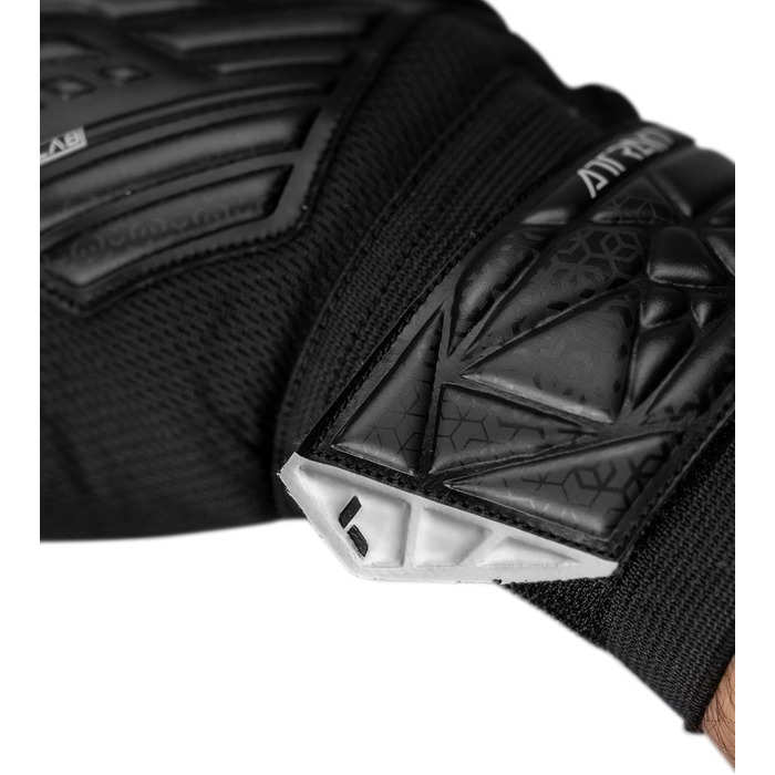 Воротарські рукавички Reusch Attrakt Starter Solid Junior - дитячі, підліткові, чорні, для футболу