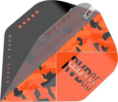 Дротики Target Darts RVB 95 X Echo 95% вольфрам, сталевий наконечник, універсальні, набір