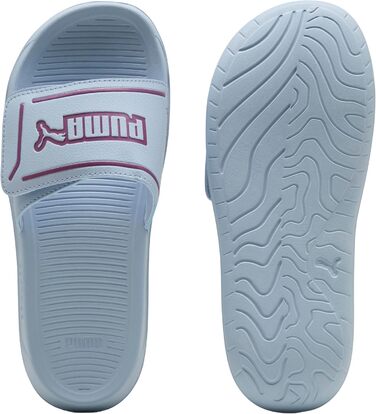 Сандалії PUMA Royalcat Comfort 2 - унісекс, чорно-темно-сірі, розмір 40/41 EU, кольори Snow Mountain Blue Plum Wine