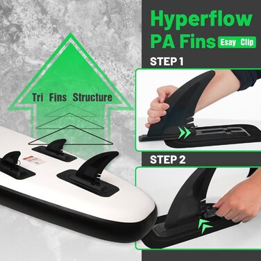 Надувний SUP-борд FunWater 320CM – комплект: весло, рюкзак, 3 ласти, насос, лінія. Підходить для початківців та досвідчених. 10' 6