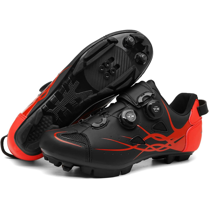 Велосипедні шкарпетки для чоловіків та жінок, велотуфлі MTB, шосейні велотуфлі, сумісні з SPD, 2 болти, з клітами, для їзди на велосипеді, розмір 36 EU