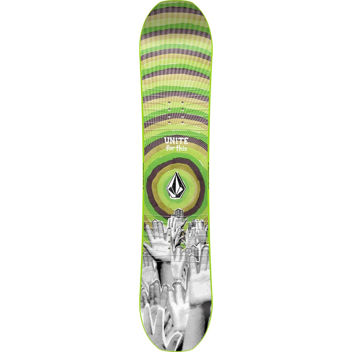 Дитяча сноуборд-дошка Nitro Ripper X Volcom 106 см, універсальна, фристайл, різнокольорова