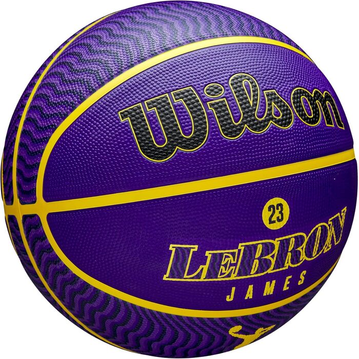 Баскетбольний м'яч Wilson NBA Player ICON Lebron для вулиці