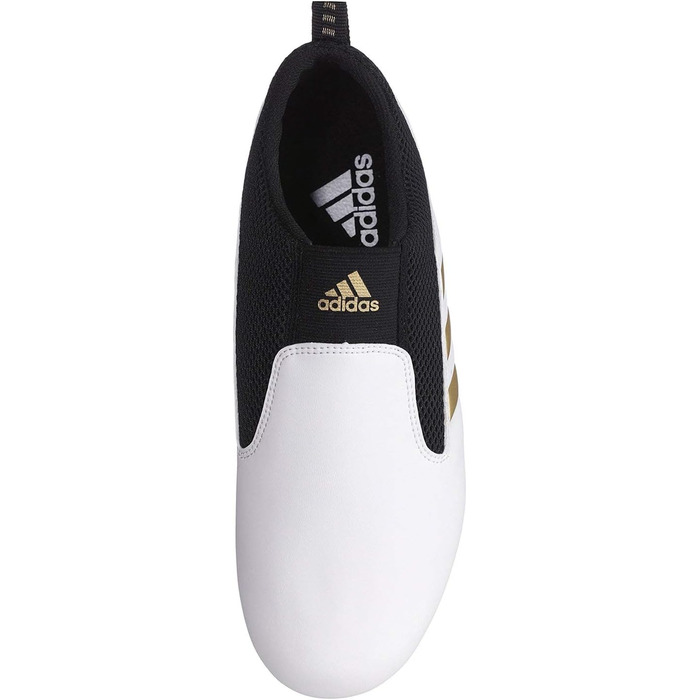 Кеди для карате та тхеквондо Adidas для дорослих та дітей, білий та золотий, 38.5 EU