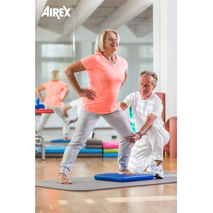 Балансувальна подушка AIREX Balance Pad Solid, синя, для координації та тренування рівноваги