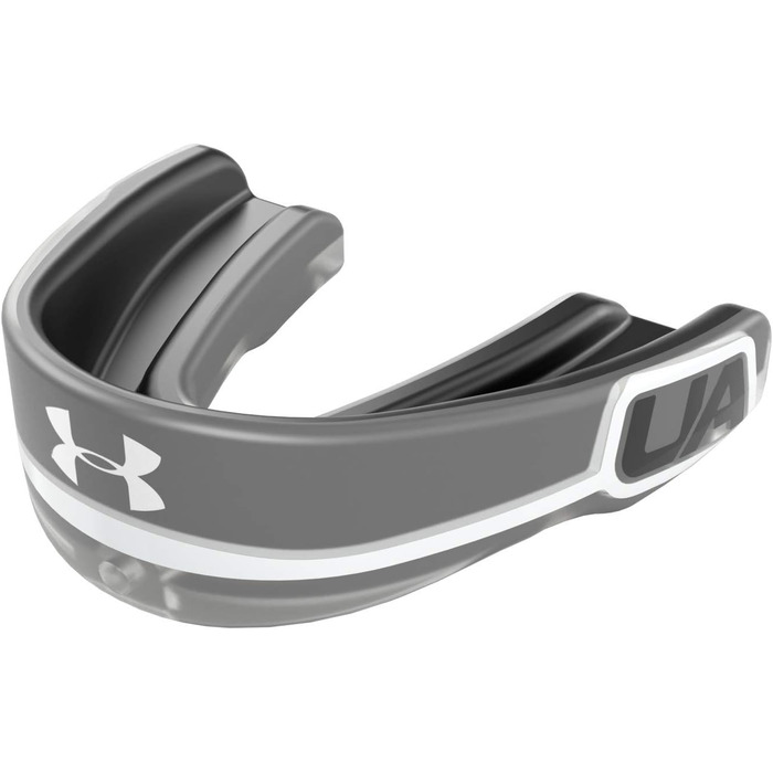 Захисна капа Under Armour Gameday Pro для футболу, лакросу, баскетболу, хокею, боксу, чорна, для дорослих і підлітків, з ремінцем для шолома