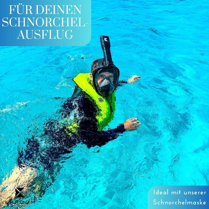 Надувна жилет Khroom для дорослих, 150-210 см, до 100 кг, для снорклінгу, каякінгу та SUP (V2)