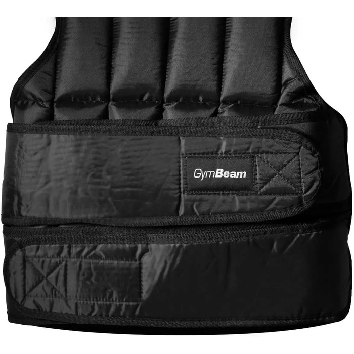 Жилет-обважнювач GymBeam 20 кг з регульованою вагою для силових тренувань, зручний фітнес-аксесуар з липучкою для підвищення інтенсивності та спалювання калорій