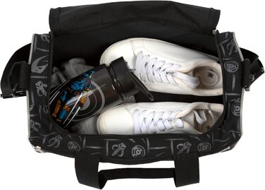 Спортивна сумка Scooli для дітей унісекс, чорна, 23 x 35 x 16 см