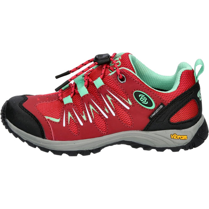 Дитячі трекінгові кросівки Brütting Expedition для хлопчиків та дівчаток (28 EU, рожево-м'ятний, білий)