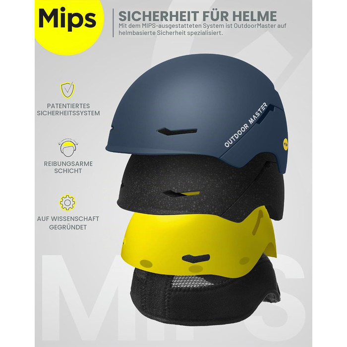 Шолом для гірських лиж та сноуборду Outdooraster ELK IPS універсальний (чоловічий, жіночий, підлітковий)