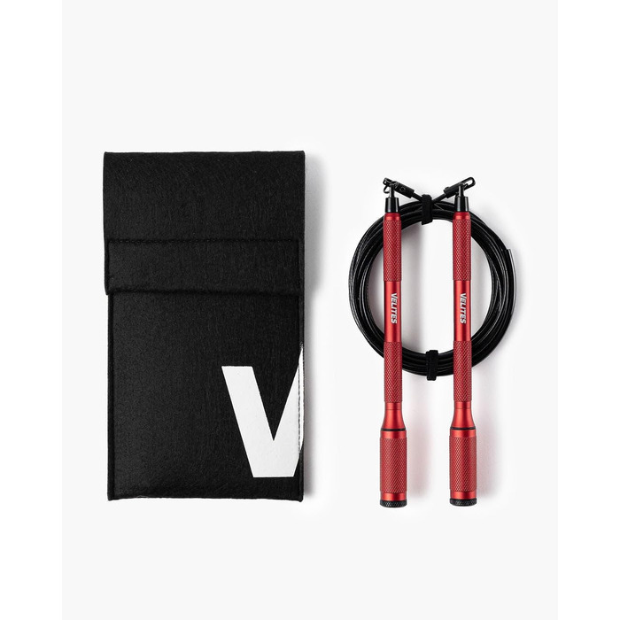 Скакалка Velites Cyclone Jump Rope: легка, преміум-дизайн, 360° обертання, знімна ручка