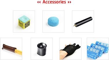 Професійний набір для більярду HIOD Ash Snooker Pool, 57 дюймів, 19 Oz, жовтий, наконечники 11.5mm