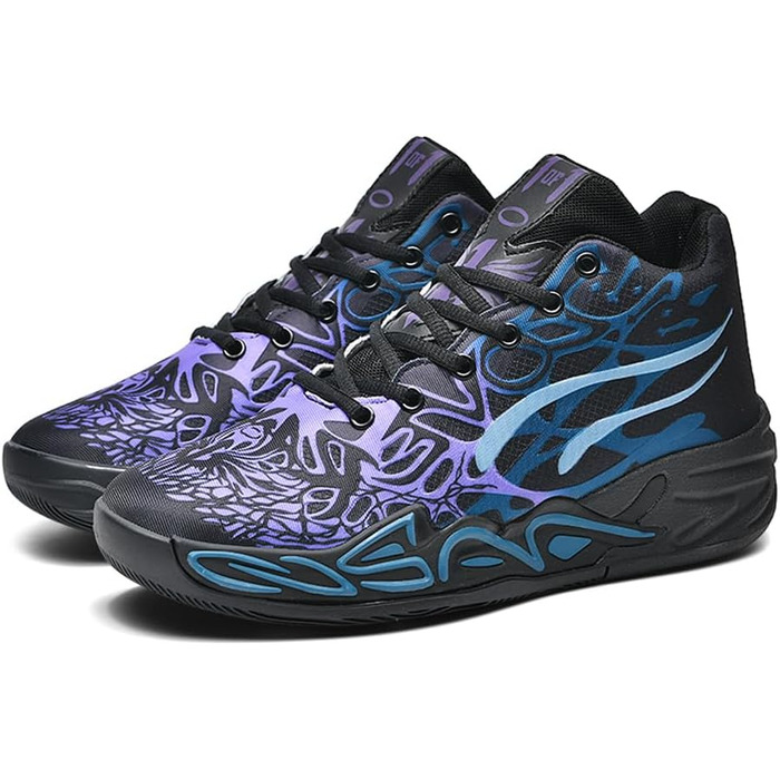 Чоловічі баскетбольні кросівки для студентів, антиковзаючі, зносостійкі, модні спортивні кросівки, великі розміри, червоно-зелені (42 EU, Heizi)