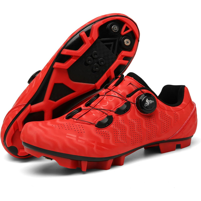 NGARY Велосипедні кросівки MTB для гірського велосипеда, дихаючі кросівки для катання, сумісні з SP 2 болтами, з шипами, для активного відпочинку (39 EU, B)